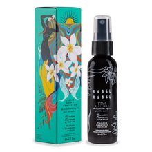Load image into Gallery viewer, Hey Rebel rebel Hawaiian Plumeria sanitizer spray and box displayed on white background
